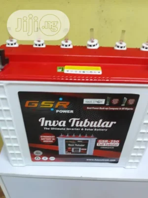 GSR Tubular Battery 12v250ah