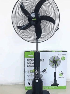 18inchs Solar Rechargeable Fan
