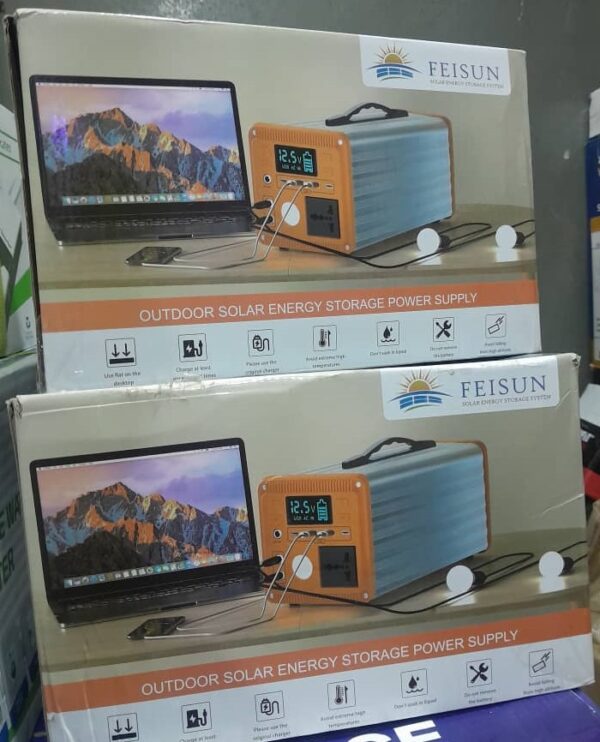 Feisun Outdoor Solar Energy Storage Power Supply 300WAT